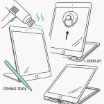 iPad Air 2 Display mit Wärme und Saugnapf öffnenjpg